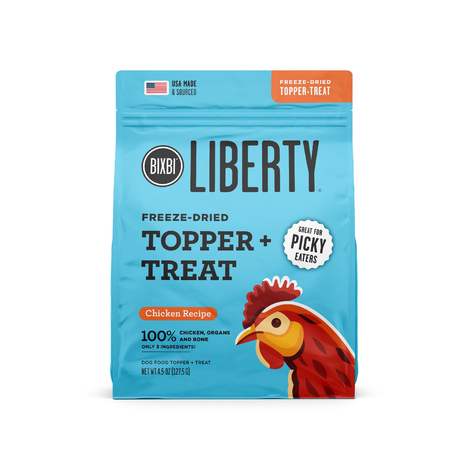 Shop 9.66 Affordable Bixbi Liberty Chicken Recipe Freeze Dried Dog